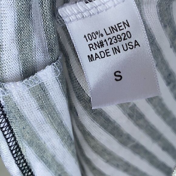 NWT LAmade Tori  Tee Tie  Linen Crop Small - Picture 6 of 7